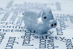Piggy Bank Portraying Financial Safety